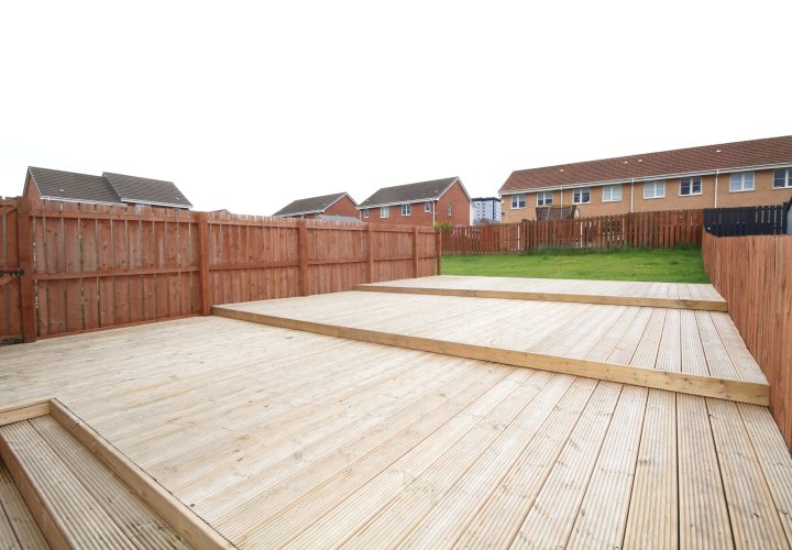 garden with decking